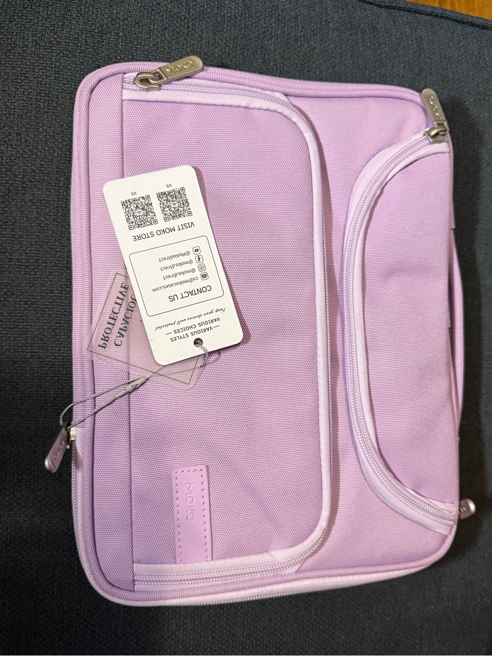 Lavender Travel Organizer Pouch